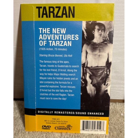 Digitally Remastered DVD Set  Last Man On Earth & The New Adventures Of Tarzan - Picture 3 of 5
